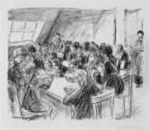 Kindervolkskuche by Max Liebermann