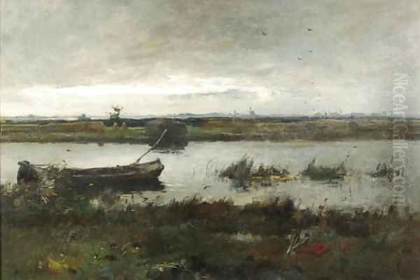 A polder landscape near Kortenhoef - view 1