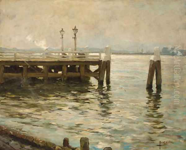 A view of a harbour, Rotterdam - view 1