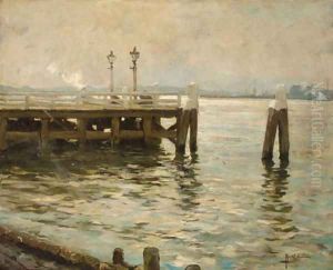 A view of a harbour, Rotterdam