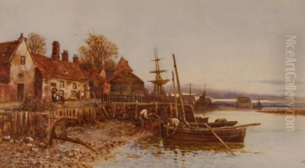 Fishing Boats In A Ruralharbour - view 1