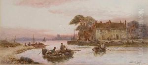 Fisherman Returning To Harbour by Walker Stuart Lloyd