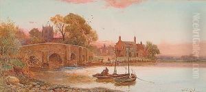 Wimborne, Dorset - Evening by Walker Stuart Lloyd