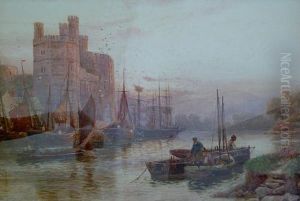 Caernarvon Castle, North Wales by Walker Stuart Lloyd