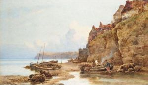 Fishermen Returning With The Catch by Walker Stuart Lloyd
