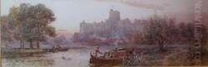 Windsor Castle From The River by Walker Stuart Lloyd