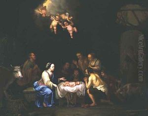 The Adoration of the Shepherds by Francois Verwilt