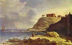 Neva Embankment Near The Academy Of Arts 1835