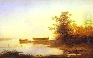 Sunrise In The Suburbs Of St Petersburg 1832