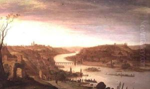 Panoramic View of Prague by Dirck Verhaert