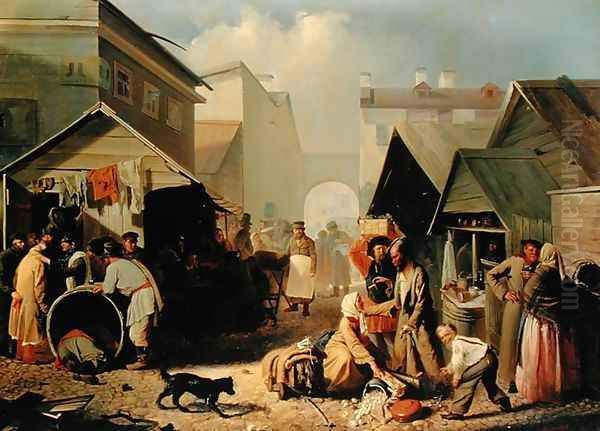 Refreshment Stall in St. Petersburg, 1858 - view 1