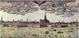 View of Vienna, 1672 by Georg Matthaus Vischer