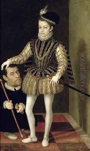 Portrait of Carlo Emanuele I 1562-1630 Duke of Savoy, c.1570 by Giacomo (L'Argenta) Vighi
