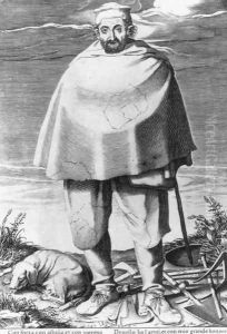 The Gardener c. 1600 by Francesco Villamena