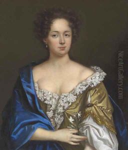 Portrait of a lady by Jacob Ferdinand Voet