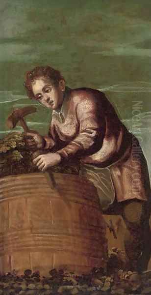 A wine harvester, a fragment - view 1