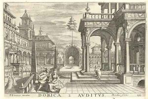 Book of Architecture. The Five Senses by Paul Vredeman de Vries