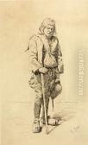 A Breton Peasant - view 1
