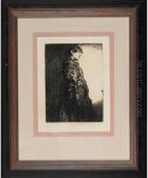 Portrait Of A Girl In Floral Shawl - view 1