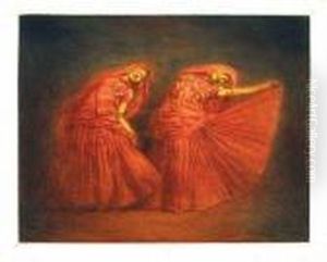 Depicting 2 Indian Dancers Depicting 2 Indian Dancers