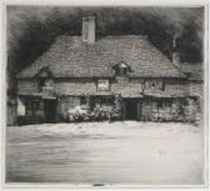 The White Hart In At Witley, Surrey by Mortimer Luddington Mempes