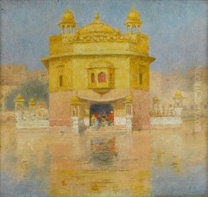 The Golden Temple, Amritsar by Mortimer Luddington Mempes
