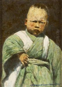 Japanese Boy by Mortimer Luddington Mempes