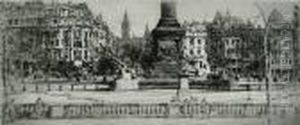 Trafalgar Square by Mortimer Luddington Mempes