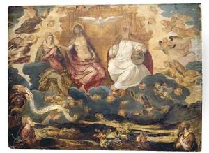 The Trinity with the Virgin and two donors