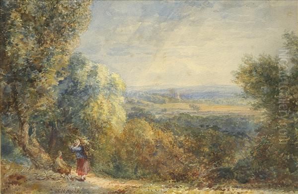 Faggot Gatherersin A Summer Landscape - view 1