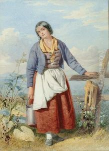 Portrait Of A Milkmaid