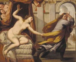 Joseph and Potiphar's wife by Simon Vouet