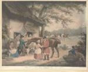 Fox Hunting: Going Out; Going Into Cover; The Check; And The Death by George Morland