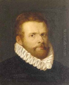 Portrait of a gentleman, bust-length, in a black doublet and a ruff
