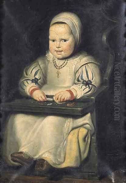 Portrait of the daughter of the artist, Susanna de Vos - view 1