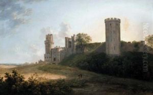 View Of Warwick Castle, The South East Front by Alexander Nasmyth