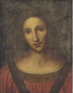 Head of a female Saint