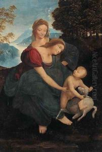 The Madonna and Child with Saint Anne