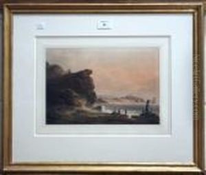 View Of Scarborough From The Black Rocks by Nicholson, F.