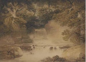 Cascade In Cottendale, The Head Of Wensleydale