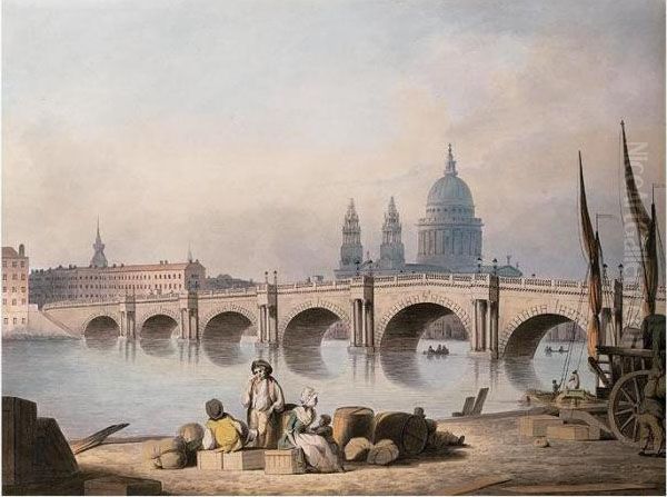 View Of Blackfriars Bridge With St Paul's Cathedral Beyond - view 1
