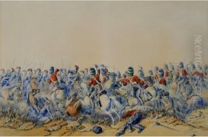 The 2nd, Or Royal North British Dragoons At Balaclava, 25th September by Orlando Norie