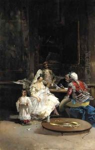 The Baptism by Eugenio Lucas Velazquez