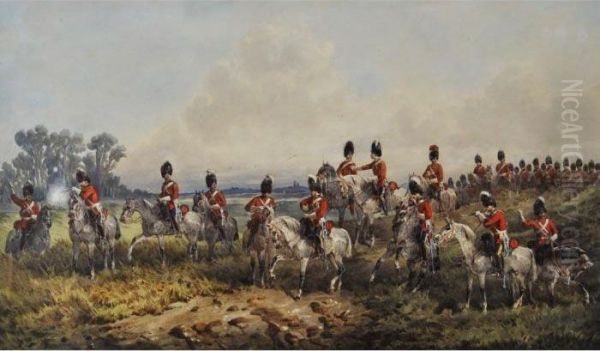 The Royal Scots Greys: A Field Day In Ireland Under Lieut. Colonel J. W. Hozier - view 1