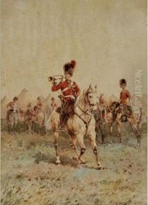 2nd Or Royal North British Dragoons by Orlando Norie