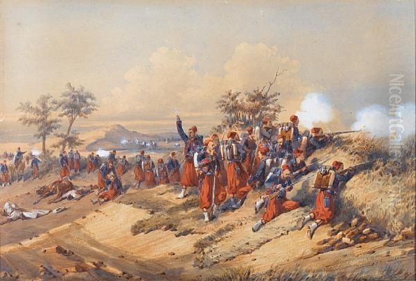 Turks On Manoeuvres - view 1