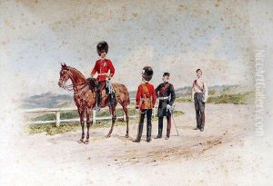 Grenadier Guards, Depicted Mounted And Standing In Assorted Ranksand Uniforms