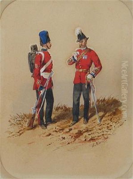 An Officer With A Messanger - view 1