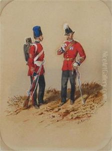 An Officer With A Messanger