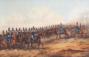 The 6th Dragoon Guards (carabiniers) On Manoeuvres